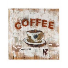 Quadro Alexandra House Living Legno Metallo 100 x 5 x 100 cm