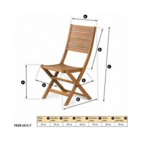 Sedia da giardino Fieldmann FDZN 4012-T