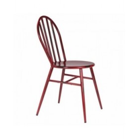 Sedia da Sala da Pranzo Alexandra House Living Vintage Rosso 52 x 86 x 42 cm
