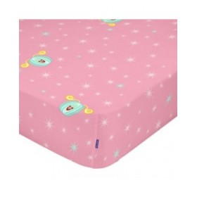 Lenzuolo con angoli HappyFriday MR FOX Multicolore Rosa 60 x 120 x 14 cm