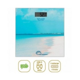 Bilancia Digitale da Bagno Little Balance Caribe Azzurro