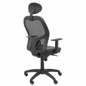 Sedia Ufficio con Poggiatesta Jorquera similpiel P&C SNSPNEC Nero