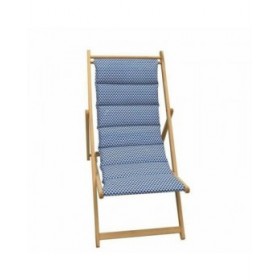 Lettino Jardin Prive Fjord Azzurro 106 x 55 x 95 cm