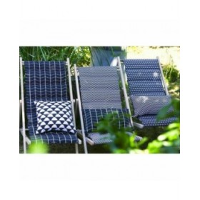 Lettino Jardin Prive Fjord Azzurro 106 x 55 x 95 cm