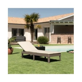 Lettino Algon Allibert Marrone 187 x 58 x 29 cm