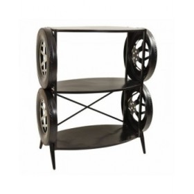 Scaffale Alexandra House Living Marrone scuro Metallo 51 x 117 x 97 cm