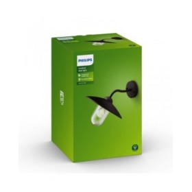 Applique da Parete Philips 0164330PN Esterno Nero Alluminio 60 W E27