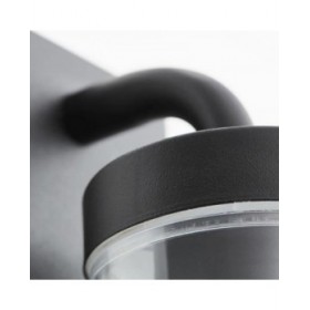 Applique da Parete Brilliant Aosta Nero Metallo Plastica 25 W E27