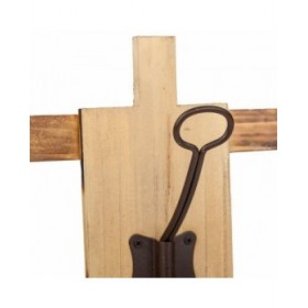 Appendiabiti da parete Alexandra House Living Naturale Legno di abete 10 x 25 x 70 cm