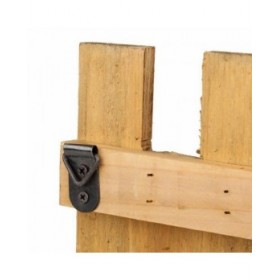 Appendiabiti da parete Alexandra House Living Naturale Legno di abete 10 x 25 x 70 cm