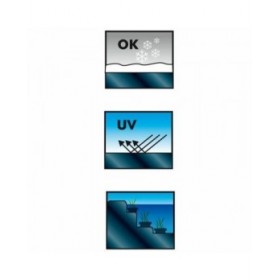 Fodera per laghetto Ubbink AquaLiner PVC 0,5 mm 4 x 3 m