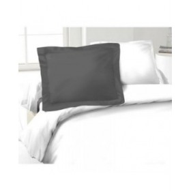 Federa Lovely Home Grigio Grigio scuro 50 x 70 cm 100 % cotone