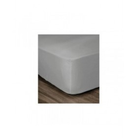 Lenzuolo con angoli Lovely Home Grigio Grigio chiaro Letto matrimoniale 160 x 200 cm