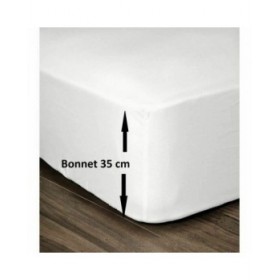 Lenzuolo con angoli Lovely Home Bianco Letto matrimoniale 180 x 200 cm