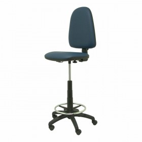 Sgabello Ayna  P&C CPSPAZM Ecopelle Blu Marino