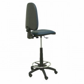 Sgabello Ayna  P&C CPSPAZM Ecopelle Blu Marino