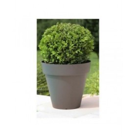 Vaso Riviera 414076 Rotondo Grigio Plastica