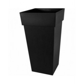 Vaso EDA 13639 G.ANT SX2 Grigio Antracite Plastica Quadrato 43,3 x 43,3 x 80 cm