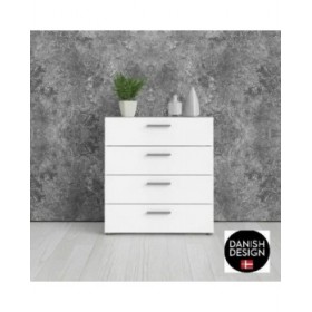 Cassettiera Tvilum Bianco 70 x 40 x 75 cm