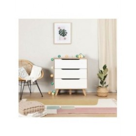 Cassettiera Vankka Legno Rovere (80 x 42 x 86,3 cm)