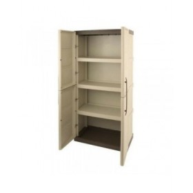 Armadio TOOD 70 x 39 x 165 cm Beige Grigio Resina 60 Kg 70 x 39 x 165 cm
