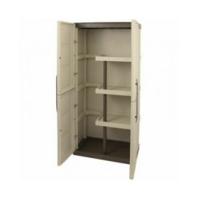 Armadio TOOD Beige Grigio Resina 60 Kg 20 kg 70 x 39 x 165 cm