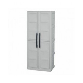 Armadio TOOD Beige Grigio Resina 60 Kg 20 kg 70 x 39 x 165 cm