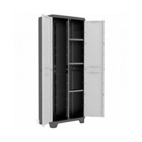 Scaffale KIS 9726000 0616 02 Nero/Grigio Resina Plastica 68 x 39 x 173 cm