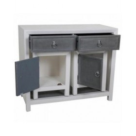 Ingresso Alexandra House Living Bianco Grigio 40 x 76 x 90 cm 3 Pezzi