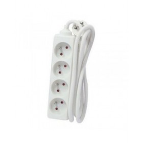 Multipresa con 4 Prese senza Interruttore Chacon Bianco 230 V