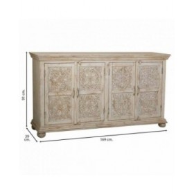 Credenza Alexandra House Living Legno di mango 39 x 91 x 169 cm