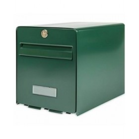 Cassetta della posta Burg-Wachter   Verde acciaio galvanizzato 28 x 36,5 x 31 cm