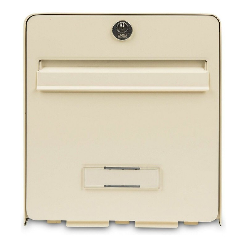 Cassetta della posta Burg-Wachter   Beige Plastica acciaio galvanizzato