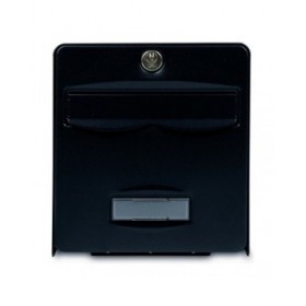Cassetta della posta Burg-Wachter   Nero Acciaio inossidabile acciaio galvanizzato 36,5 x 28 x 31 cm