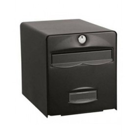Cassetta della posta Burg-Wachter   Nero Acciaio inossidabile acciaio galvanizzato 36,5 x 28 x 31 cm