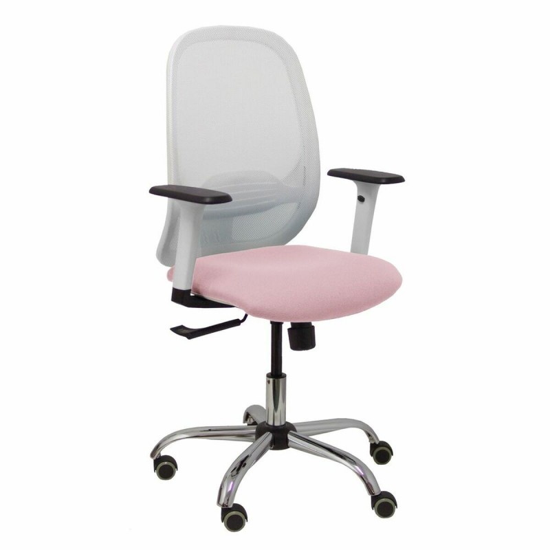 Sedia da Ufficio Cilanco P&C 354CRRP Bianco Rosa