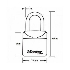 Lucchetto a combinazione Master Lock 5406EURD