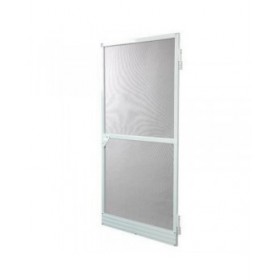 Zanzariera Porte Fibra di Vetro Alluminio Bianco (220 x 100 cm)