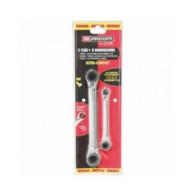 Chiave a cricchetto Facom 64C.PG 2 Pezzi