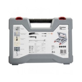 Set di trapani BOSCH 2608P00234 76 Pezzi Acciaio inossidabile Custodia per il trasporto