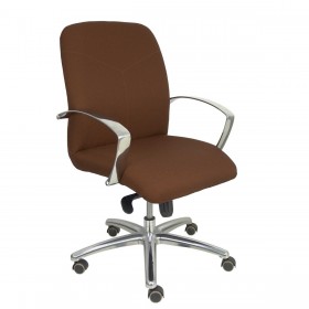 Poltrona da Ufficio Caudete P&C BALI463 Marrone scuro