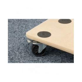 Piattaforma Meister 821400 200 kg Con freni 59 x 25 cm
