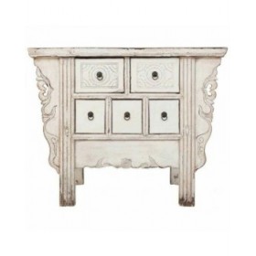 Ingresso Alexandra House Living Bianco 45 x 80 x 101 cm