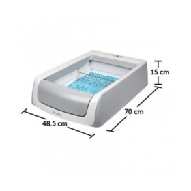 Lettiera per Gatti PetSafe Autopulizia 15 x 70 x 48,5 cm Bianco Plastica