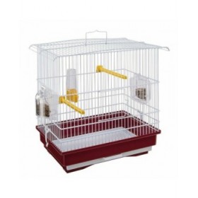 Gabbia per uccelli Ferplast Giusy Rosso Bianco