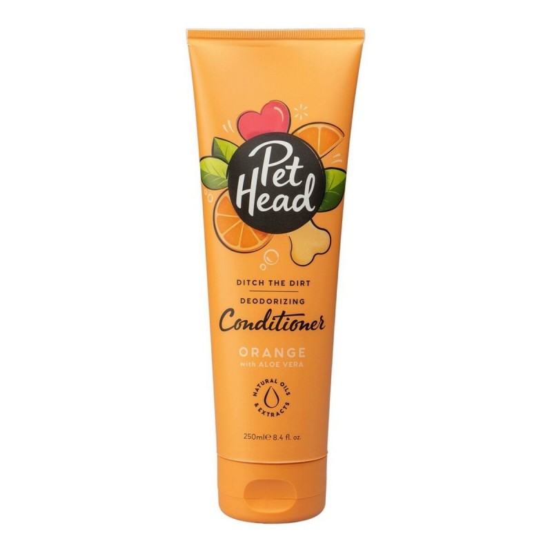 Balsamo per Animali Domestici Pet Head Ditch the Dirt Cane Arancio (250 ml)