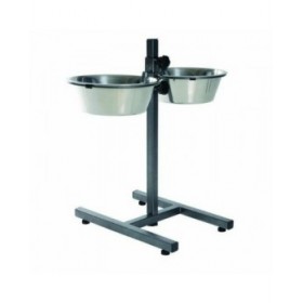 Ciotola per cani Trixie 24922 Doppia 2,8 L Ø 24 cm Acciaio inossidabile