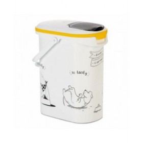 Contenitore per alimenti per animali domestici Curver 794092 Bianco Plastica 4 Kg 10 L