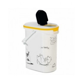 Contenitore per alimenti per animali domestici Curver 794092 Bianco Plastica 4 Kg 10 L