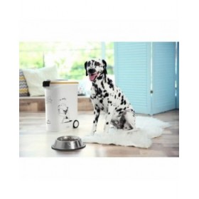 Contenitore per alimenti per animali domestici Curver 794096 Con ruote Bianco Plastica 20 kg 54 L 49,3 x 27,8 x 60,5 cm